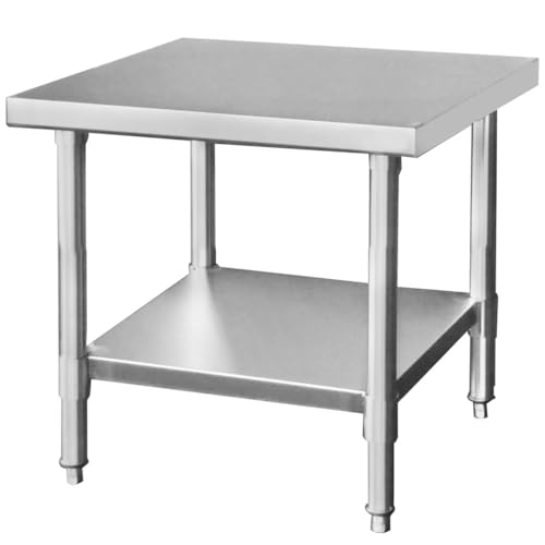 ステンレス コンロ台 業務用 調理台 厨房 600×600×650 板厚1.2mmモデル ステンレステーブル 作業台低め KIPROSTAR(キプロスター)